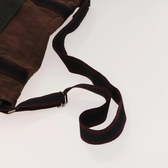 HERMES Fourre Tout Bag Canvas 2Set Black Brown Auth bs23479 - Picture 8 of 13